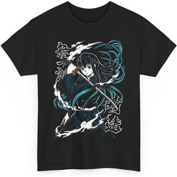Anime Tokitou Muichirou T Shirt Merch Casual Short Sleeved T Shirt Unisex Tee