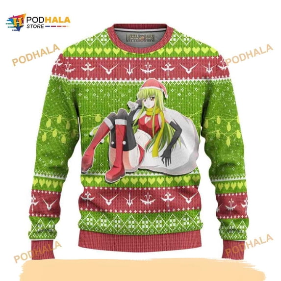 Code Gees's Anime Ugly Christmas Sweater Code Geass 3D - Walmart.com