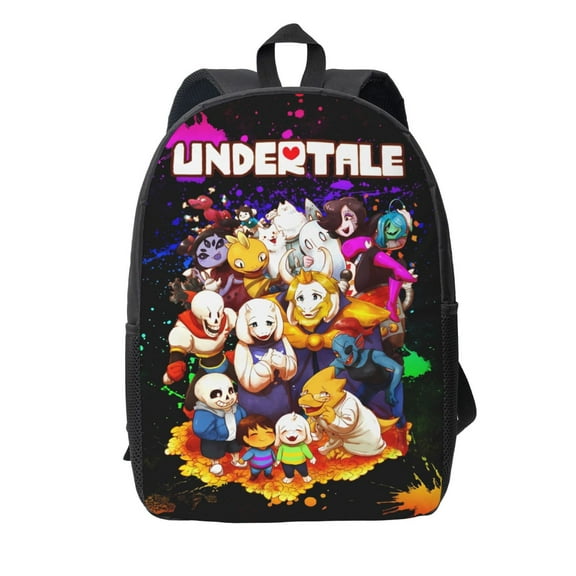 Anime Undertale Sans Backpack Unisex Bookbag Rucksack Printing Shoulder Bag Back To School Bag Travel Hiking Daypack