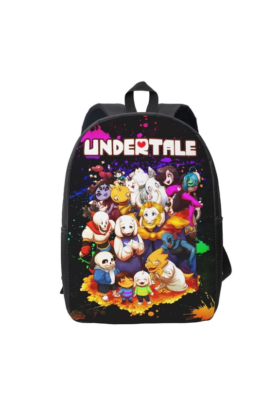 Undertale Sans Backpack Unisex Bookbag Rucksack Printing Shoulder Bag Back To School Bag Travel Hiking Daypack