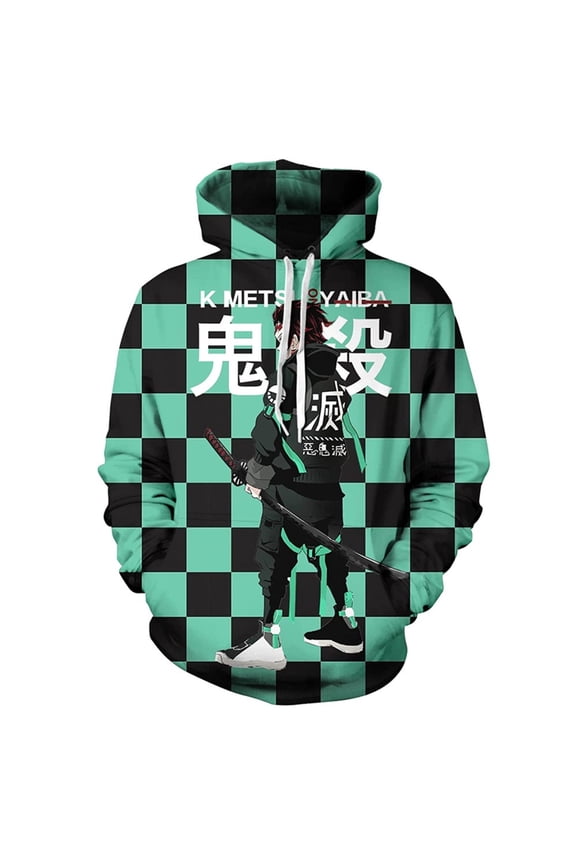 Anime Unisex Demon Slayer Hoodies Men Women 3D Printed Sport Sweatshirt -4XL