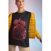 Anime Unohana Yachiru Bleach Black T Shirt Size S -5Xl