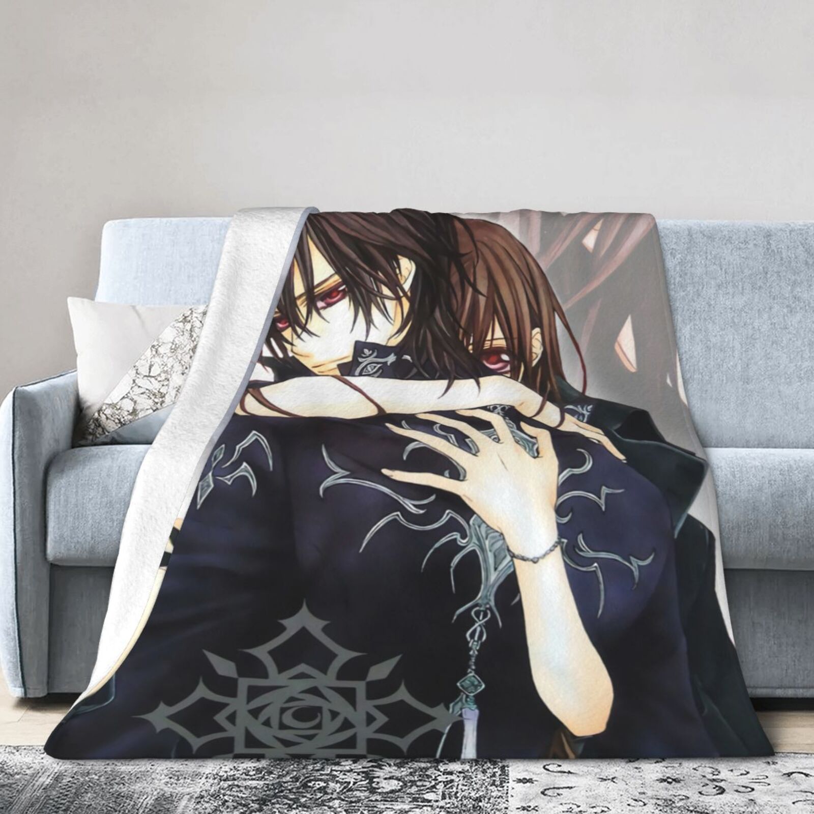 Anime Vampire Knight Blanket Ultra Soft Throw Blanket Lightweight Couch