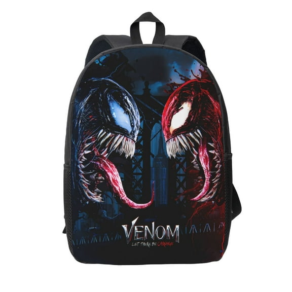 Anime Venom Backpack Unisex Bookbag Rucksack Printing Shoulder Bag Back To School Bag Travel Hiking Daypack