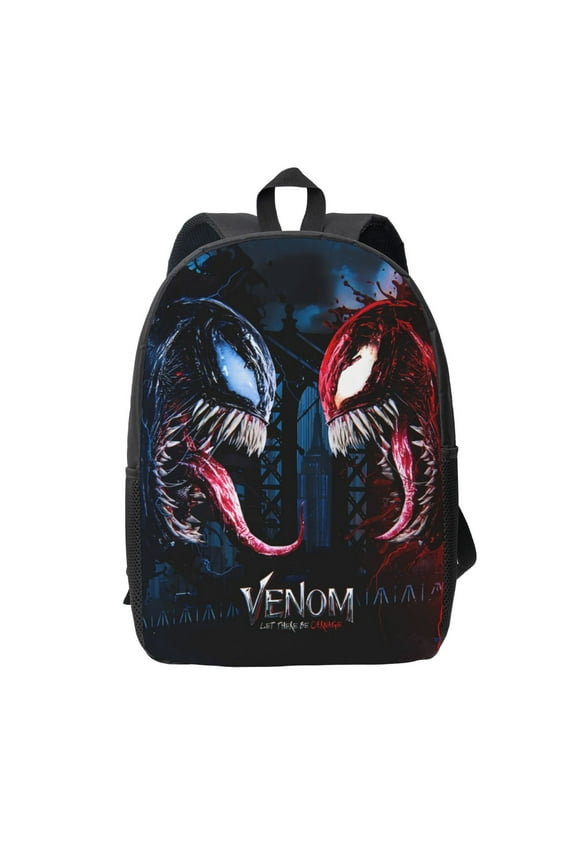 Anime Venom Backpack Unisex Bookbag Rucksack Printing Shoulder Bag Back To School Bag Travel Hiking Daypack