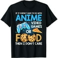 thumbnail image 1 of Anime Video Games Food - Anime Lovers Idea Girls Boys Teens T-Shirt, 1 of 3
