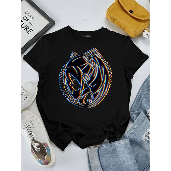 Anime Virtual Singer Glitch Music Style Graphic Art Unisex T-Shirt V10049 up to Size 5XL