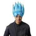thumbnail image 1 of Anime Warrior Adult Blue Costume Wig, 1 of 3