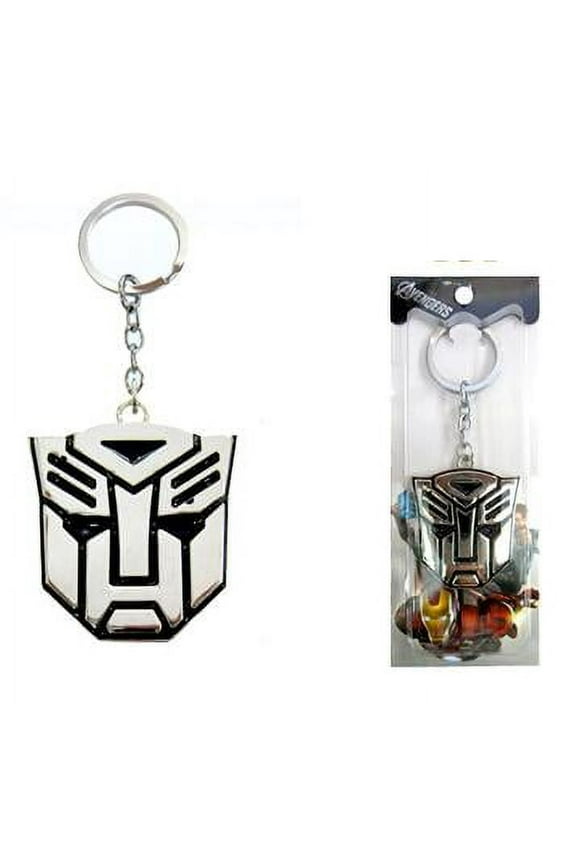 Transformers Autobot Chrome Keychain Key Ring