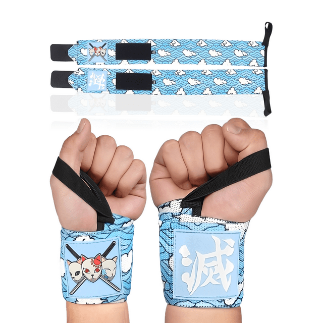 Anime Wrist Wraps Camo Lifting Straps 24" for Men and Women 1 Pair