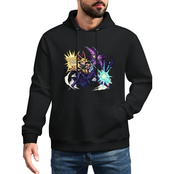 Anime Yu-Gi-Oh! Hoodie,Unisex Adult Hooded Sweater, Soft Pullover, Sports With Big Pockets Sportswear