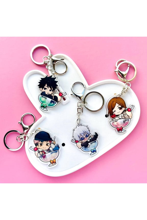 Anime chibi style matching keychains (1 keychain)