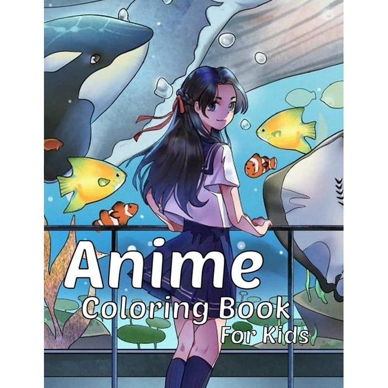 100 Anime Coloring Book: Coloring Book For Kids, Adults, Teens,  Man, Woman And All Fans - Anime Coloring Book,100 Pages: 9798697558836:  Vang, Lao: Books