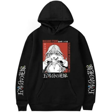 AnimeThe Quintessential Quintuplets Hoodie Casual Loose Graphic Print Pullover Unisex Sweatshirt
