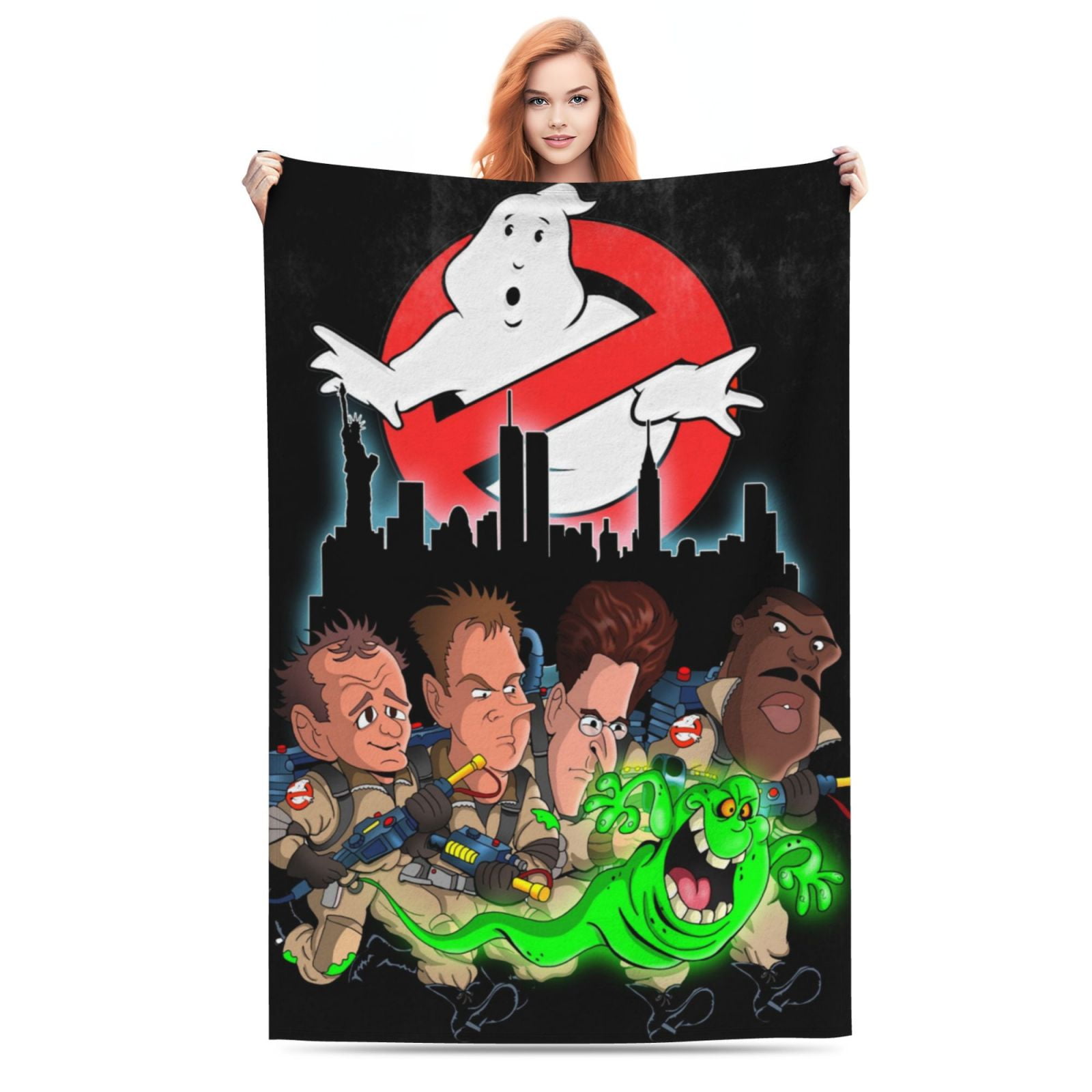 Animeted Ghostbusters Soft Blanket Fuzzy Fleece Antipilling Flannel