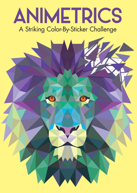 Animetrics: A Striking Color-By-Sticker Challenge, (Paperback)