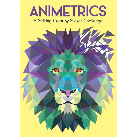 Animetrics: A Striking Color-By-Sticker Challenge, (Paperback)