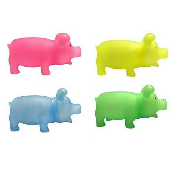 Animolds Mini Glow In The Dark Squeeze Me Piggie (Pink)