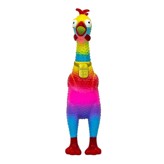 Animolds Tie-Dye 12.5" Squeeze Me Chicken