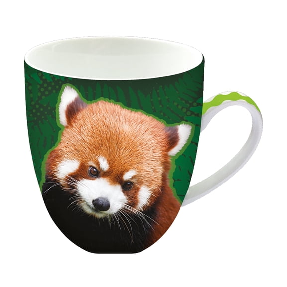 Animug - Red Panda by Deluxebase, 15 fl oz Novelty Animal Ceramic Coffee Mug, Dishwasher Safe, Cute Mug for Home and Office, Gift for Animal Lovers