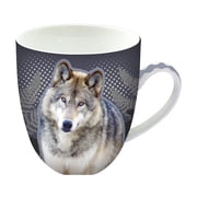 Animug - Wolf by Deluxebase, 15 fl oz Novelty Animal Ceramic Coffee Mug, Dishwasher Safe, Cute Mug for Home and Office, Gift for Animal Lovers