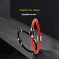thumbnail image 1 of Anion Energy Silicone Bracelet Magnetic Snap Men And Women, 1 of 2
