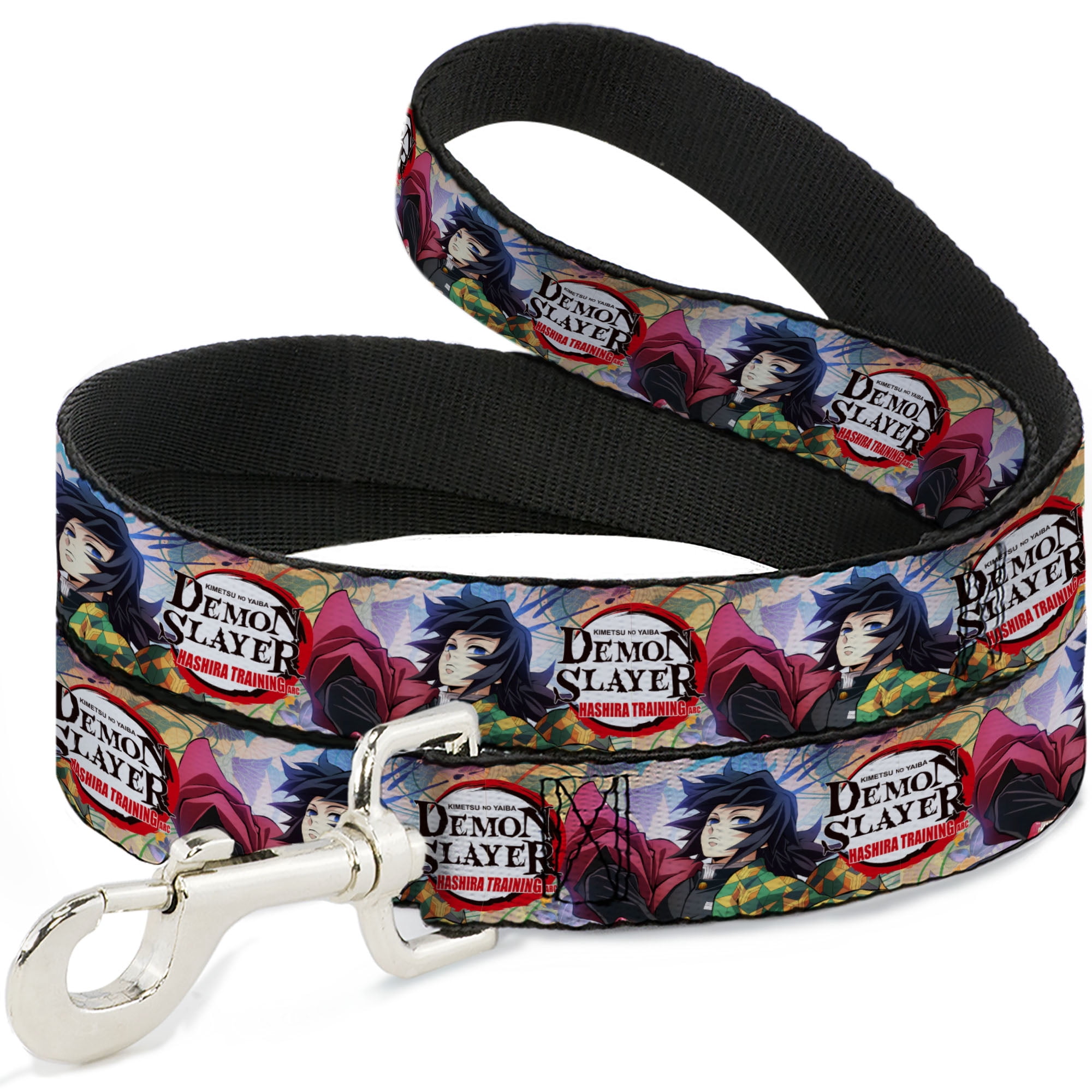 Aniplex of America Pet Leash, Dog Leash, Demon Slayer Giyu Tomioka Pose and Title Logo, 6 Feet Long 1.0 Inch Wide