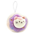 thumbnail image 1 of Anirollz 4” Small Squishy Kitty Cat Donut Plush Keychain : Kittiroll, 1 of 2