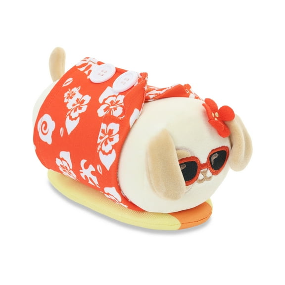 Anirollz Aloha Shirts 6" Cute Puppy Dog Character Small Plush Blanket Soft Squishy Stuffed Animal Toy : Puppiroll