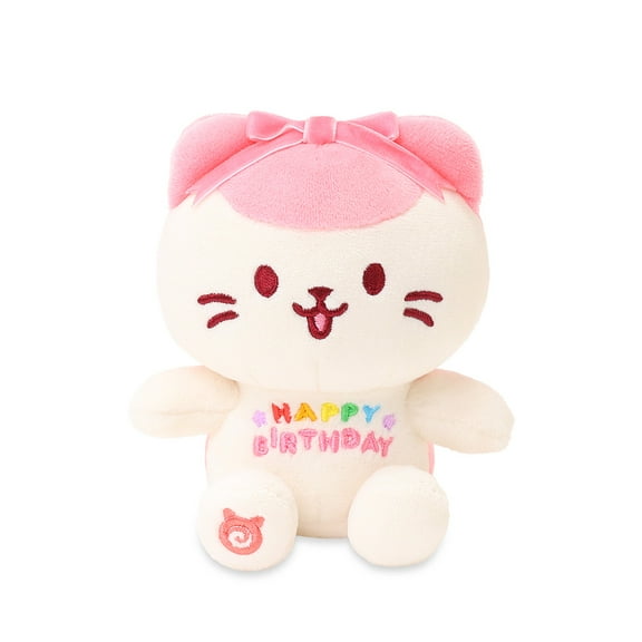 Anirollz Happy Birthday Kittiroll Plush Soft & Cuddly Stuffed Cat, Cute Collectible Gift for Plush Lovers, 6 Small & Huggable