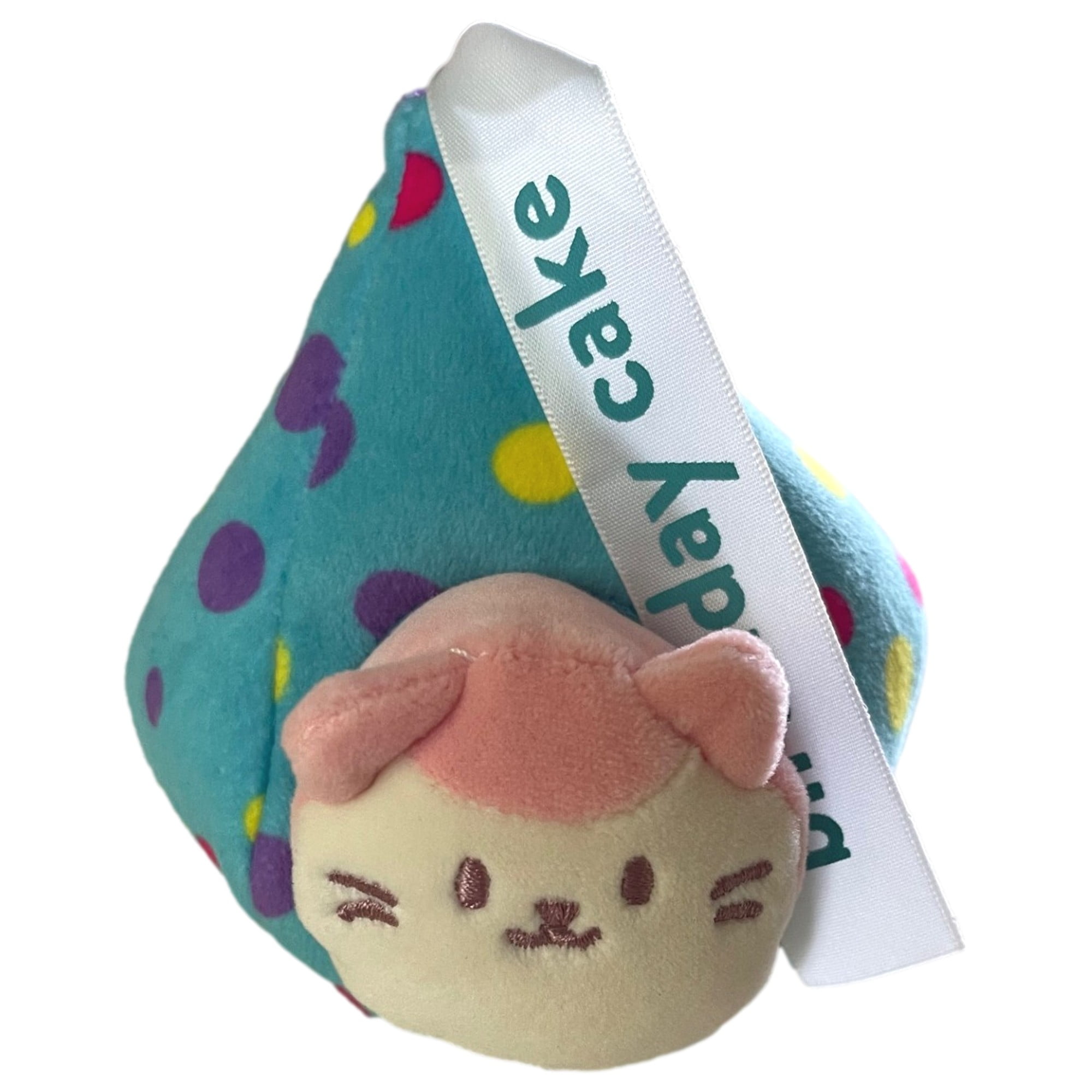 Anirollz Mini Plush 4.5 inch Kittiroll Birthday Cake Kiss House