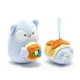 thumbnail image 1 of Anirollz Mini Squish Ball Stuffed Animal Keychain 2pcs Set Owlyroll, 1 of 6