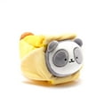 thumbnail image 1 of Anirollz Plush with Blanket Small 6" Pandaroll Banana Toy, 1 of 5