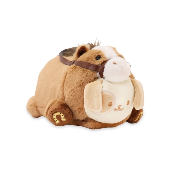 Anirollz Western 6” Small Horse Outfitz Puppiroll Stuffed Animal Plush Toy