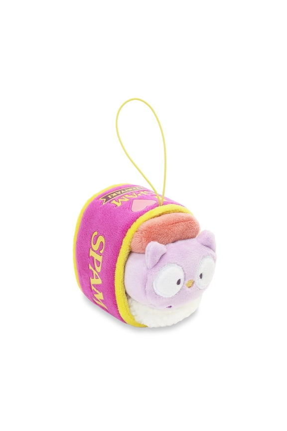 x SPAM Ham 4" Cute Purple Owl Character Plush Keychain Soft Squishy Stuffed Animal Toy Keychain : Teriyaki Lavender Owlyroll