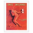 thumbnail image 1 of Anis Infernal - Hellish Anisette Liqueur - Miguel Serra - Vintage Spanish Advertising Poster by Leonetto Cappiello c.1905 - Fine Art Rolled Canvas Print 20in x 26in, 1 of 4