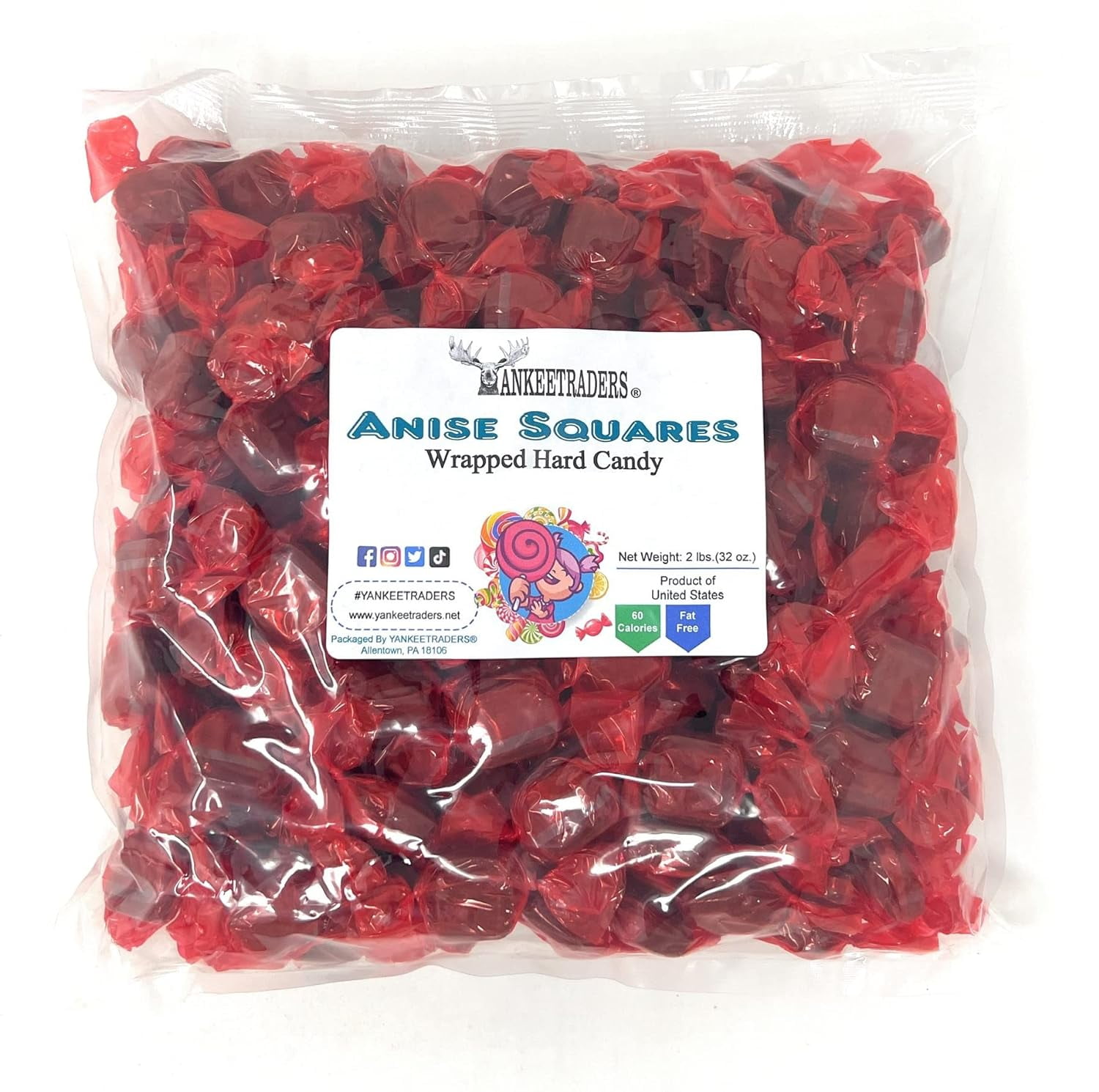 Anise Hard Candy, 2 lb Bulk Bag