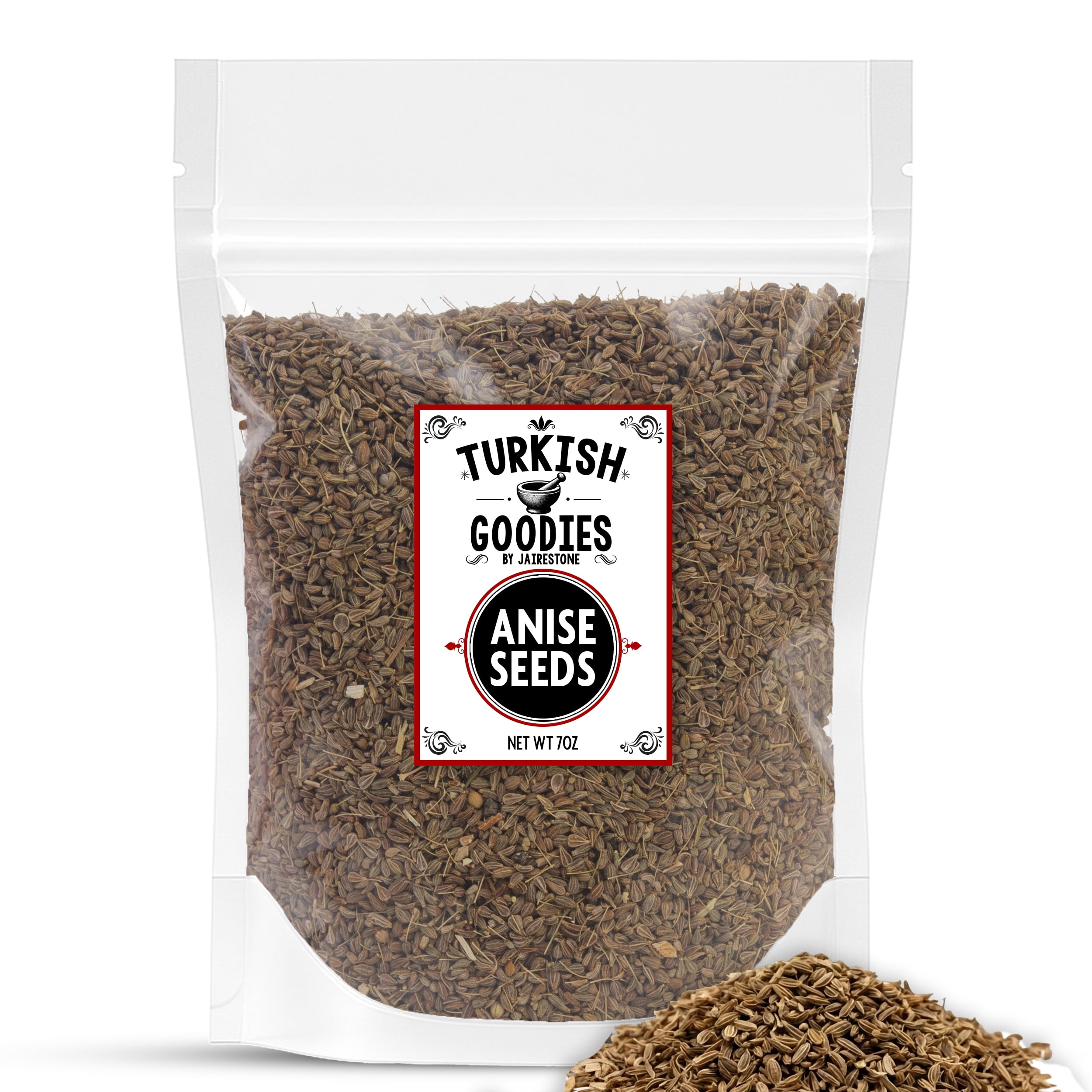 Anise Seeds by Turkish Goodies – 7oz Aniseed Spice for Baking, Cooking ...