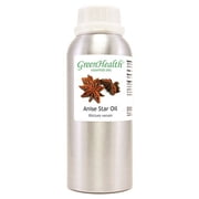 Anise Star Essential Oil - 8 fl oz 237 ml Aluminum Bottle w/Plug and Cap - 100% Pure Essential Oil - GreenHealth