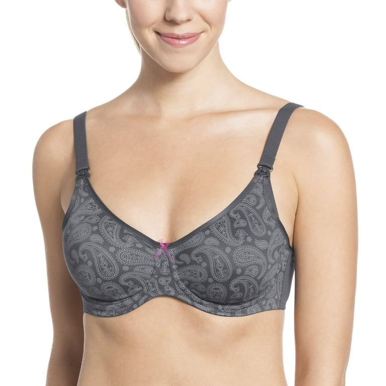 Pack of 2 Seamless Bras in Microfibre, Nursing Special - grey anthracite,  Maternity | Vertbaudet
