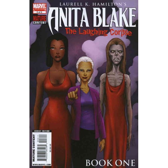 Anita Blake, Vampire Hunter: The Laughing Corpse #3 VF ; Marvel Comic Book