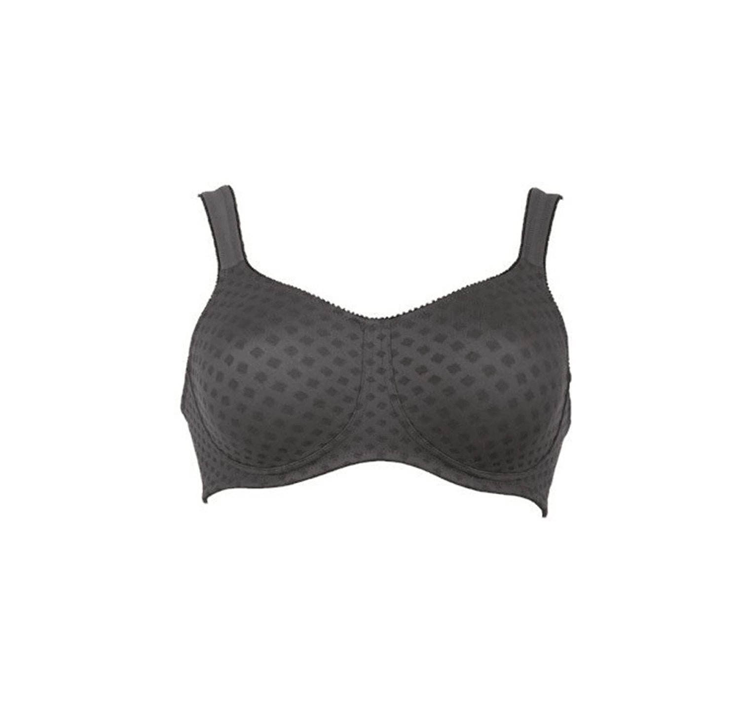 Anita Care Lisa Seamless Wire-Free Mastectomy Bra - 38AA, Anthracite, Breathable Fabric With Form Pockets