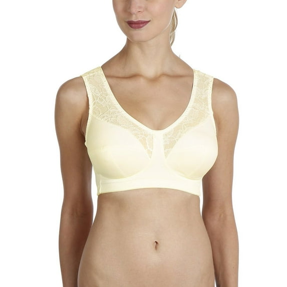 Anita Comfort MicroEnergen Women`s Non-wired Comfort Soft Bra, 40F, champagne