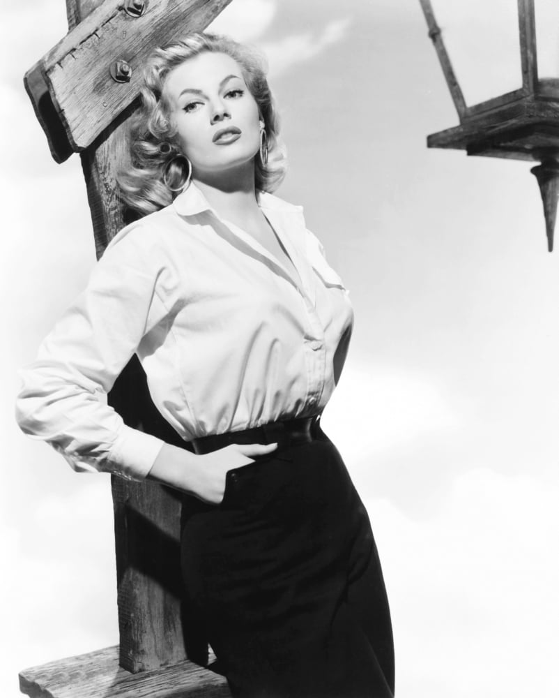 Anita Ekberg Canvas Art - (16 x 20)