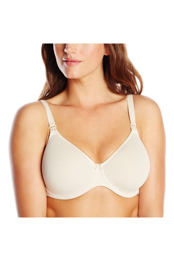 Maternity Women`S Summer Underwire Spacer Nursing Bra, 32F, Powder