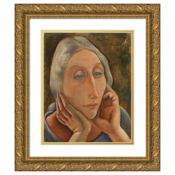 Anita Rée 20x24 Gold Ornate Framed and Double Matted Museum Art Print Titled - Assa (1931)