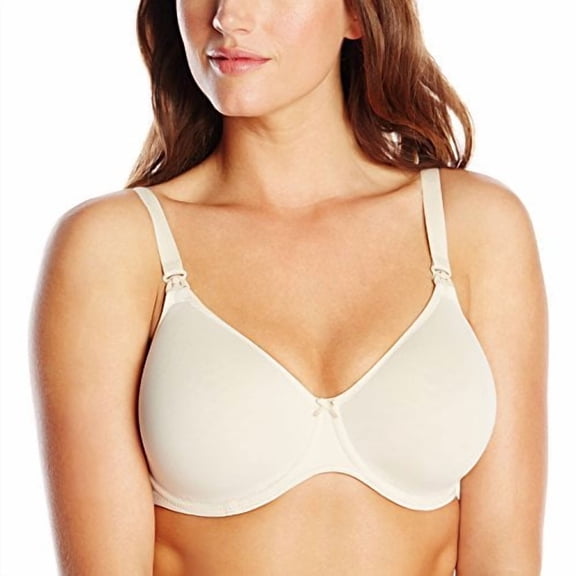 Anita Summer Padded Seamless Nursing Underwire #5059,32E,Nude