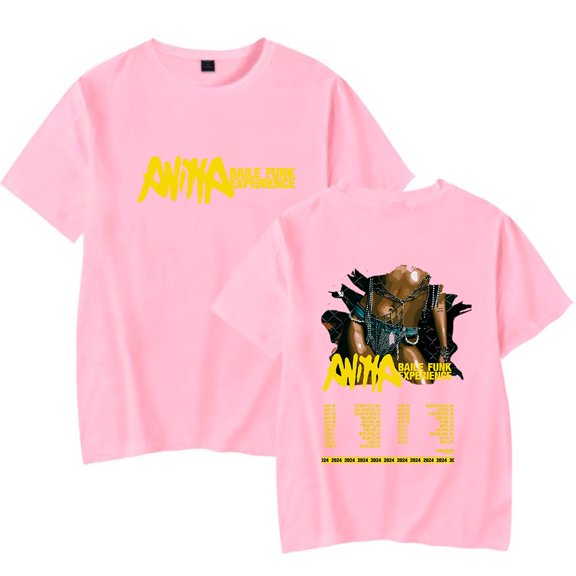 Anitta Baile Funk Experience Tour 2024 T-Shirt Merch Unisex Trend Casual Short Sleeve Top