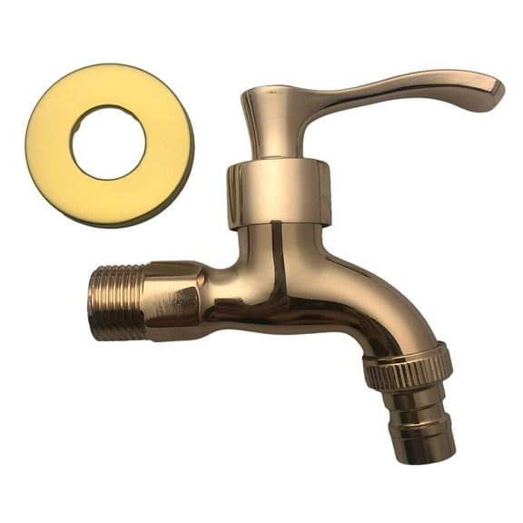 Anituqe Bronze Washing Machine Crane Decorative Outdoor Faucet , Vintage Garden