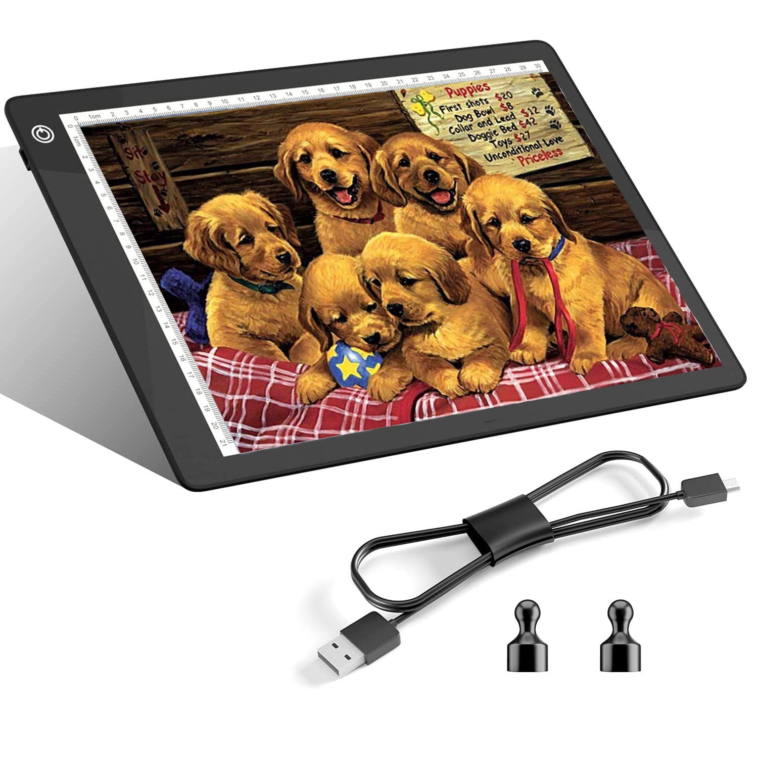 Anivia A4 Ultra-Thin Light Box for Diamond Painting-Black（Ship from USA)